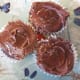Homemade sugar-free brownies.