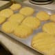 Fork cookies spread, so keep them well apart from each other.
