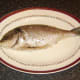 Whole baked sea bream