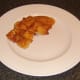Pan fried breaded sea bream fillets