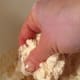 you can mix it together with your fingers by pinching the fat into the flour.