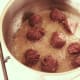 Kangaroo meat is browned in oil