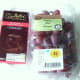 Dark chocolate and red grapes