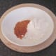 Fajitas spice is added to flour
