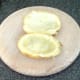 Scooped out potato halves