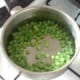 Boiling peas