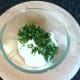 Preparing soured cream dip