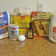 Ingredients for cake batter pancakes.