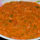 The completed baby corn vegetable kadhai.