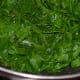 Saute the spinach.