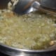 Sautee the onions.