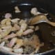 Saute the chopped onion.