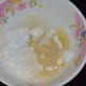 Step three: Take all the ingredients in a bowl to make the dough