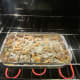 In the oven.