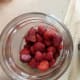 I left the small strawberries whole