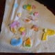 Finished gummies that vary in artistic quality.