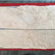 Dough rolled out and cut in half