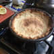 The pie crust, once finished.