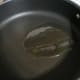 oil in pan, medium heat
