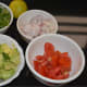 Step one: Prepare all of the ingredients.