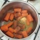 Butter and dill are added to drained carrots