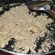 Step two: Throw in poppy seeds. Saute on a low fire.