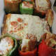 Half lasagna and 6 stuffed peppers. That's enough to try the recipe.