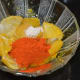 Step three: Add red chili powder and asafoetida/hing powder. Mix well.