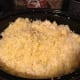 Thankfully cheese four did fit, all that was left to do was mix it up.