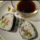 get some sauce and get ready to munch your first sushi roll