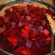 Step 9: Add cooked beetroot and potato. Add dry mango powder and remaining salt. Boil the mix.