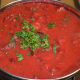Step 10: Add chopped coriander leaves. Mix well. Your favorite beetroot kurma is ready!