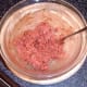 Corned beef mashed in spicy ketchup