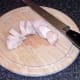 Sliced pickled chicken breast