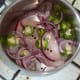 Chicken breast and pickling accompaniments