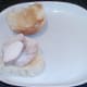 Pickled chicken breast on roll