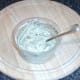 Mint sauce houmous