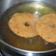 Make two such vadas in a batch. Fry them till they become very crispy. For that, you have to fry them for a longer time on low heat.