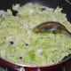 Saute over medium high heat until cabbage becomes soft yet retains crunchiness, You can add a few drops of water to keep cabbage moist.
