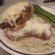 Step Sixteen: Serve with spaghetti and a veggie. Yum!