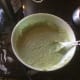 Combine the blended ingredients with the feta-yogurt mixture and add eggs.