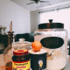 These are the basic ingredients for making naan at home.