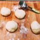 Divide dough into same size balls.