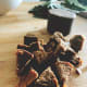 Dark palm sugar.