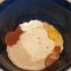 Then I added my egg and vanilla.