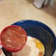 And applesauce. I used my homemade applesauce for this recipe.