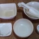 utensils for preparing a chicken dish