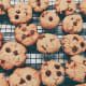 Transfer the cookies onto a wire rack.