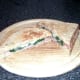Kale, Stilton and bacon sandwich is sliced for service