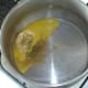 Butter is melted with turmeric, tarragon and seasonings